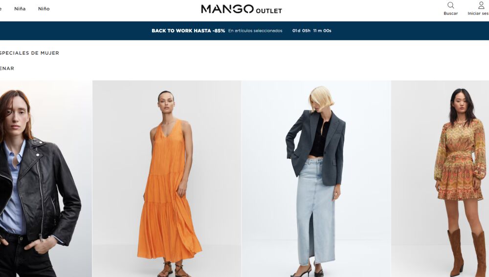 Prendas de Mango a 1 euro.