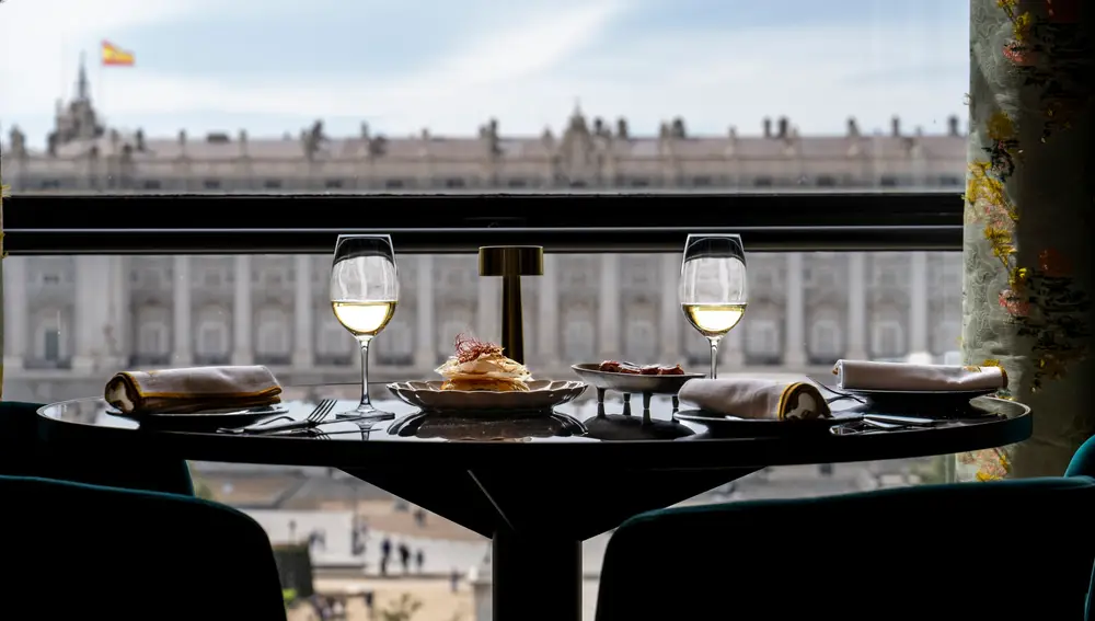 Papagena tiene unas vistas magníficas del Palacio Real