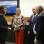 Los portavoces de Sanidad del Congreso junto a Sergio Alonso