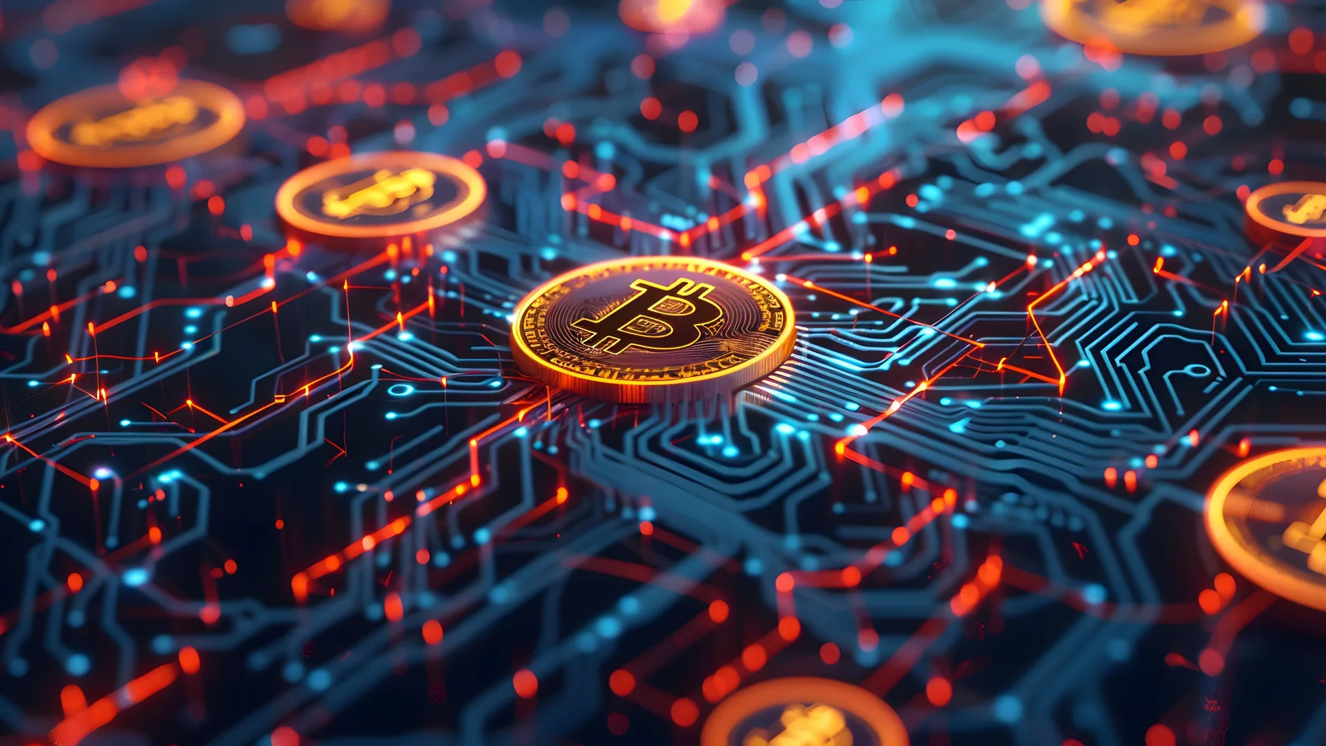 Monedas de criptomoneda Bitcoin