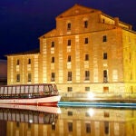 Dársena del Canal Castila de la localidad vallisoletana de Medina de Rioseco