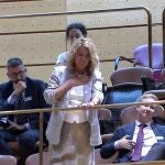 La alcaldesa de Huelva, Pilar Miranda, en el Senado