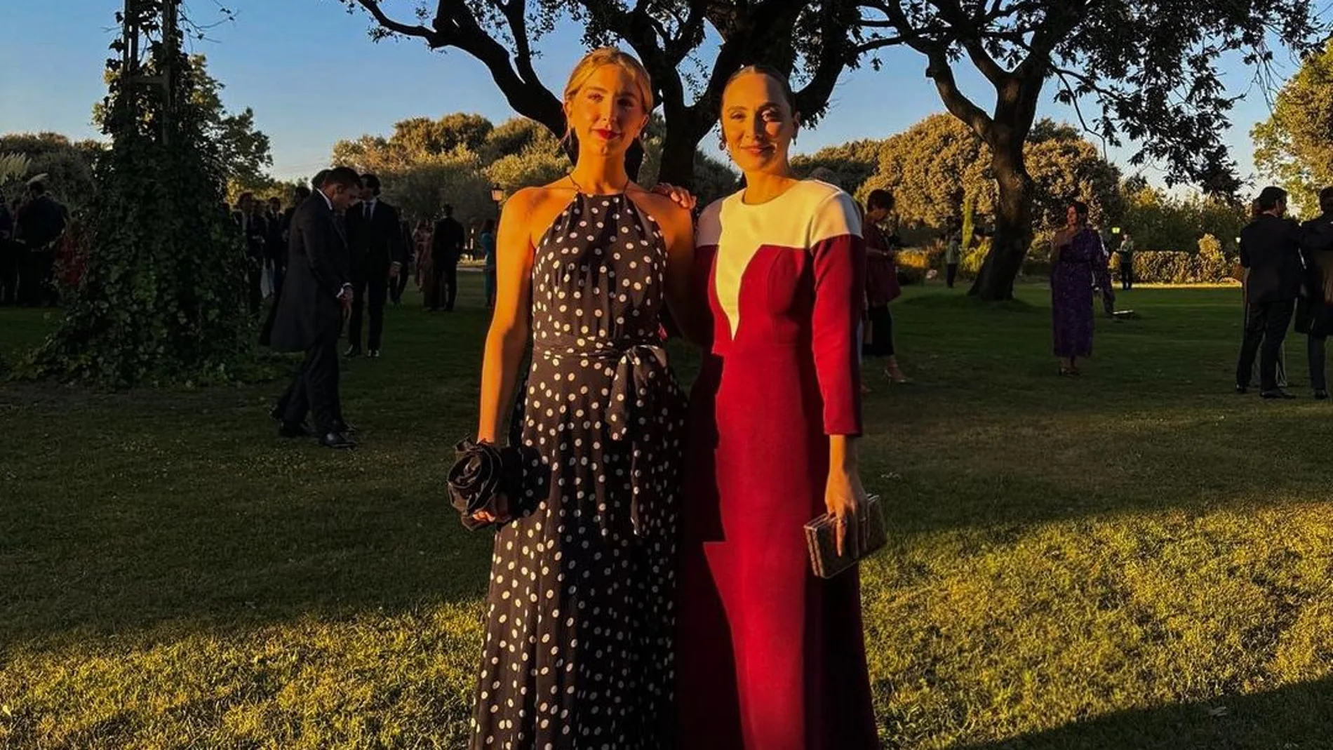 Tamara Falcó en la boda de una amiga.