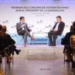 Economía.- Illa y Pimec abordan medidas estratégicas para impulsar el progreso económico en Catalunya