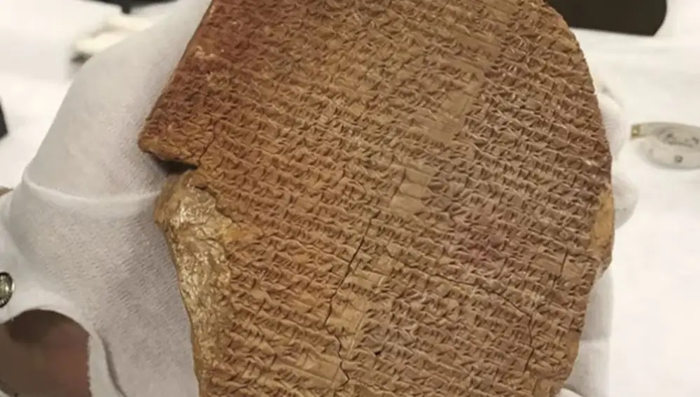 La tablilla de Gilgamesh decomisada por Estados Unidos