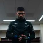 Ilia Topuria, en un fotorgrama del documental, antes del combate