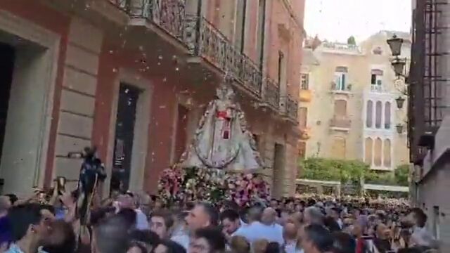 La Fuensanta vuelve este martes a su santuario en el monte tras doce días en la Catedral de Murcia