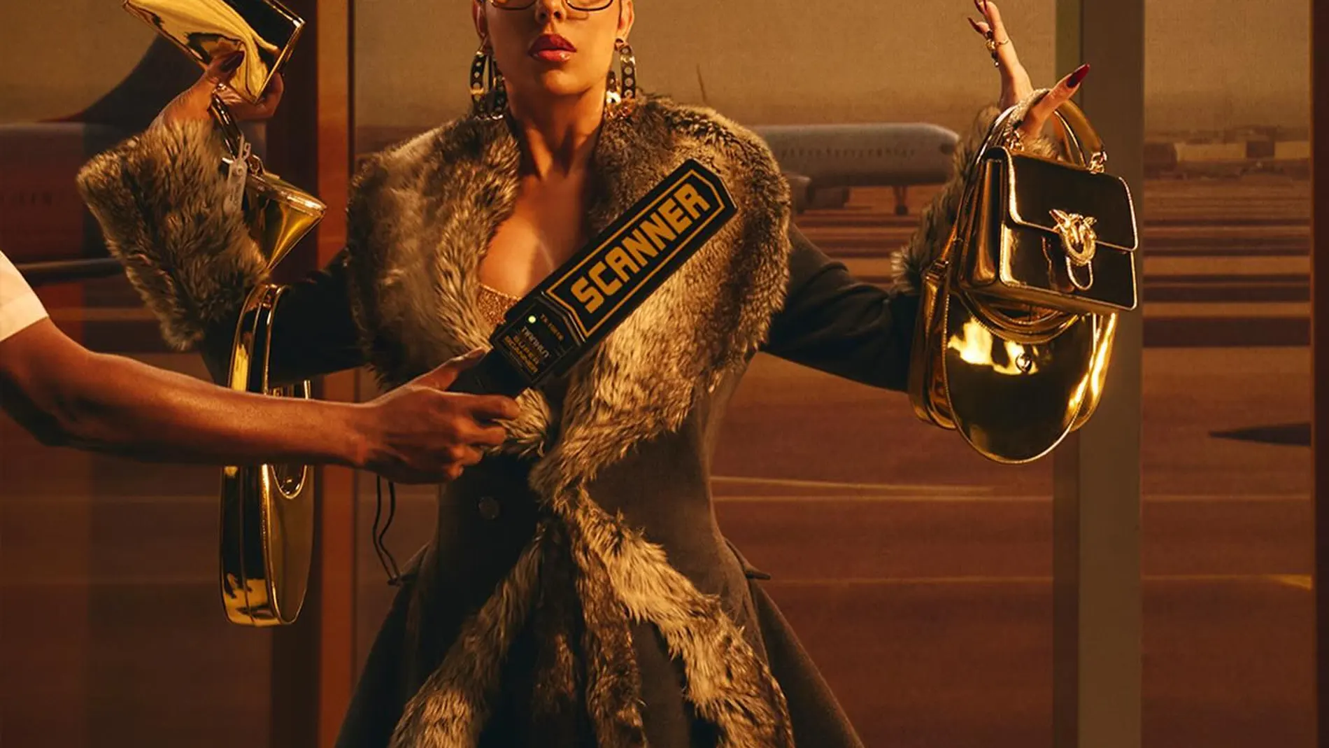 Georgina Rodríguez con abrigo marrón.