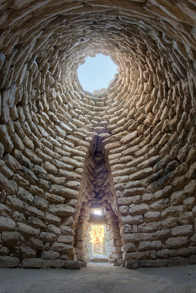 Nuraga de Piscu en Suelli (Cerdeña, Italia)