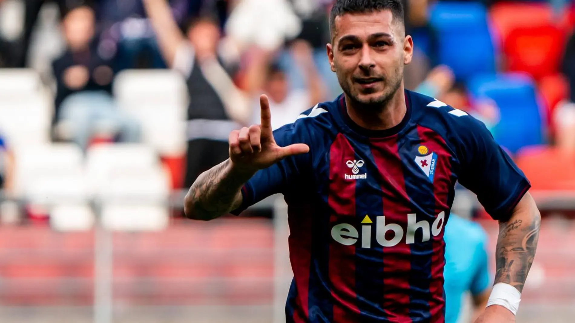 Sergio León con el Eibar