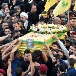 Hezbollah holds funeral for four people killed in pagers explosion in Lebanon