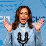 US Vice President Kamala Harris speaks to Congressional Hispanic Caucus Institute in DC