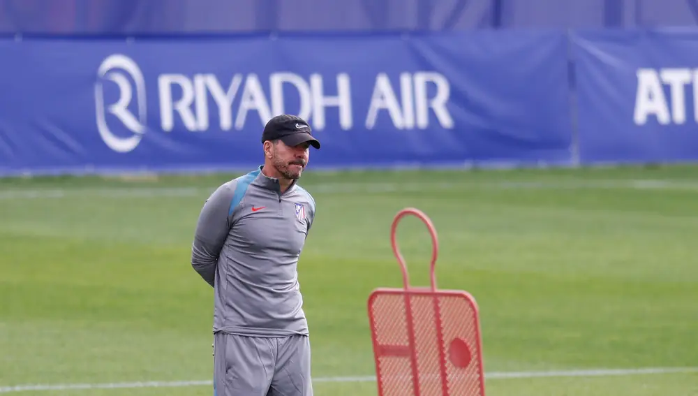Training session of Atletico de Madrid - UEFA Champions League