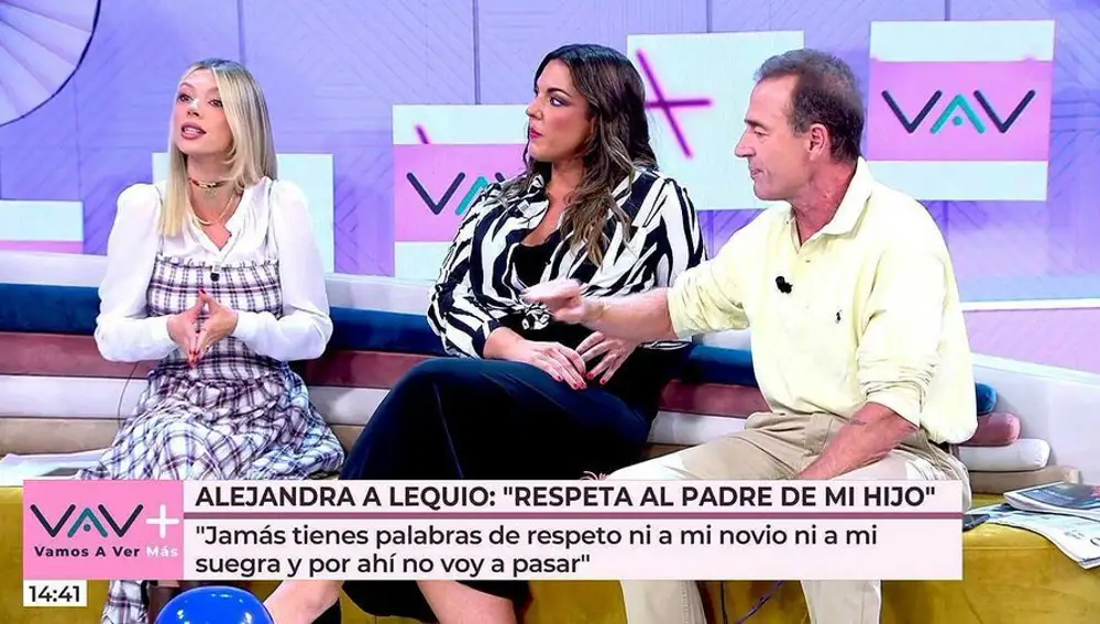 Alejandra Rubio y Alessandro Lequio en 'Vamos a ver'