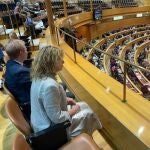 La alcaldesa de Huelva, Pilar Miranda, el pasado martes en el Senado