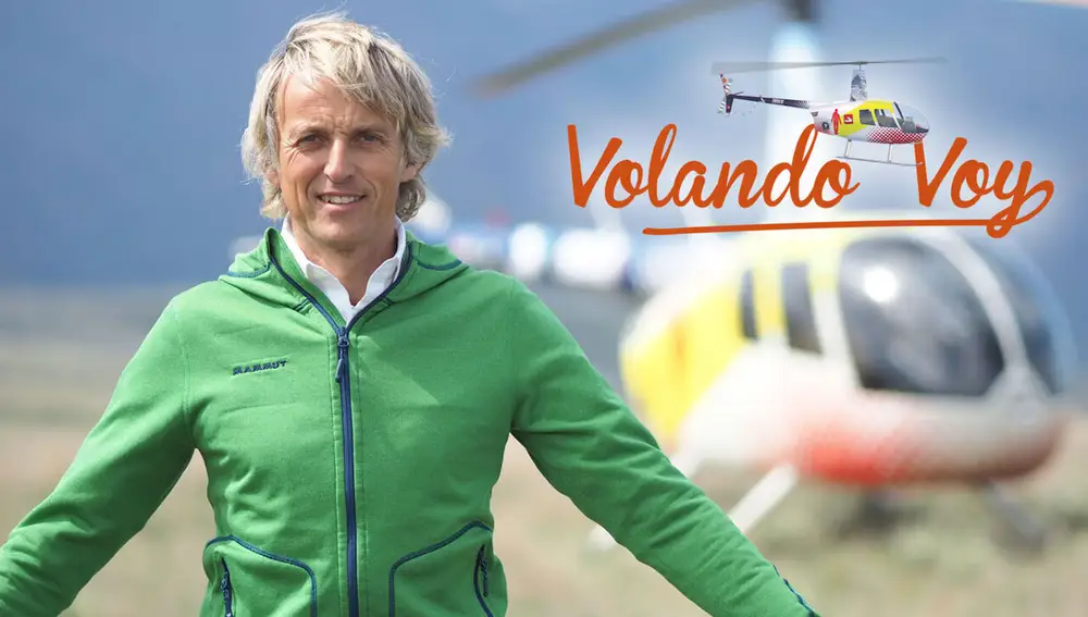 Jesús Calleja, presentador de 'Volando voy'