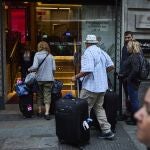 Turistas en Madrid