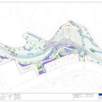 Plano de la reurbanización del parque de Tetuán