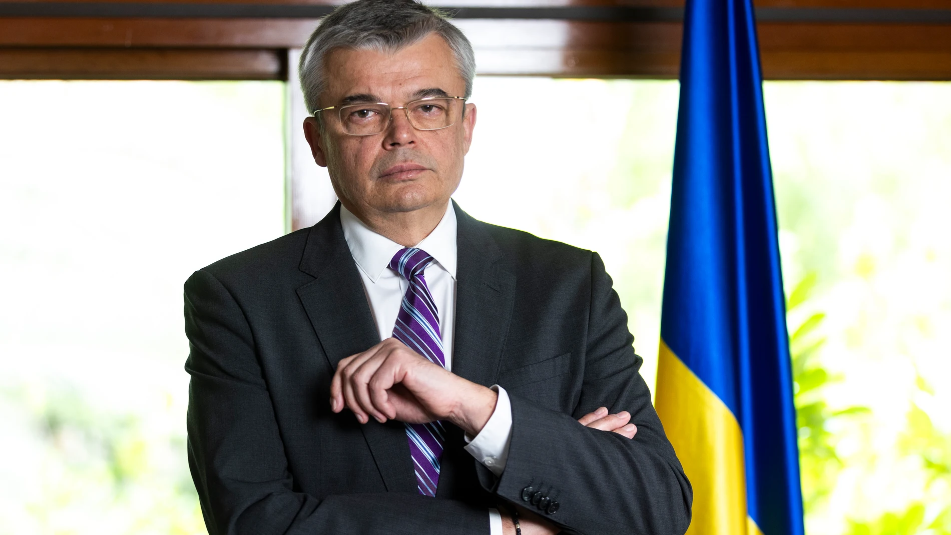 Serhii Pohoreltsev, embajador de Ucrania en España. © Jesús G. Feria.