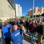 Manifestantes en Cádiz
