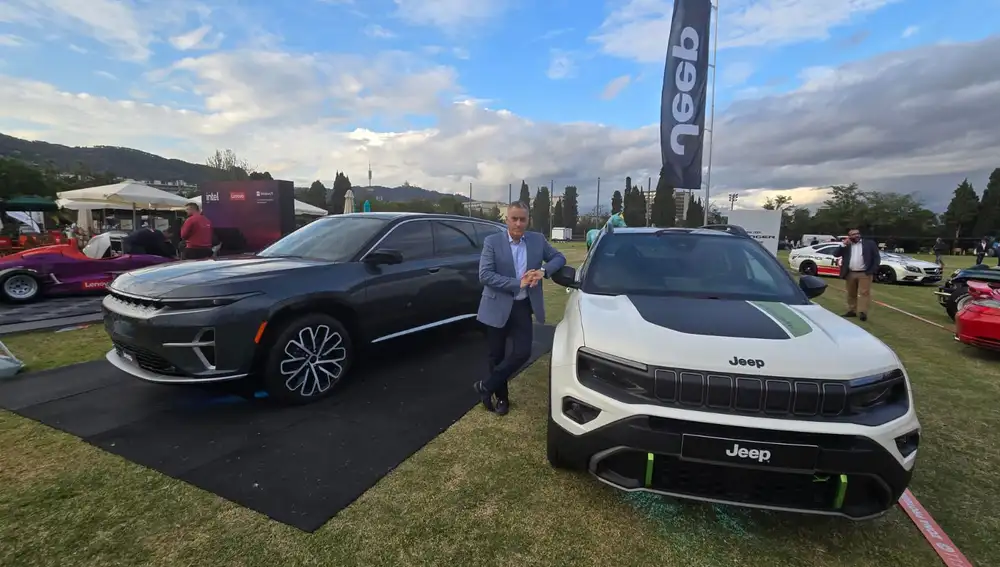 Paulo Carelli, máximo responsable de Jeep España en Autobello, Barcelona