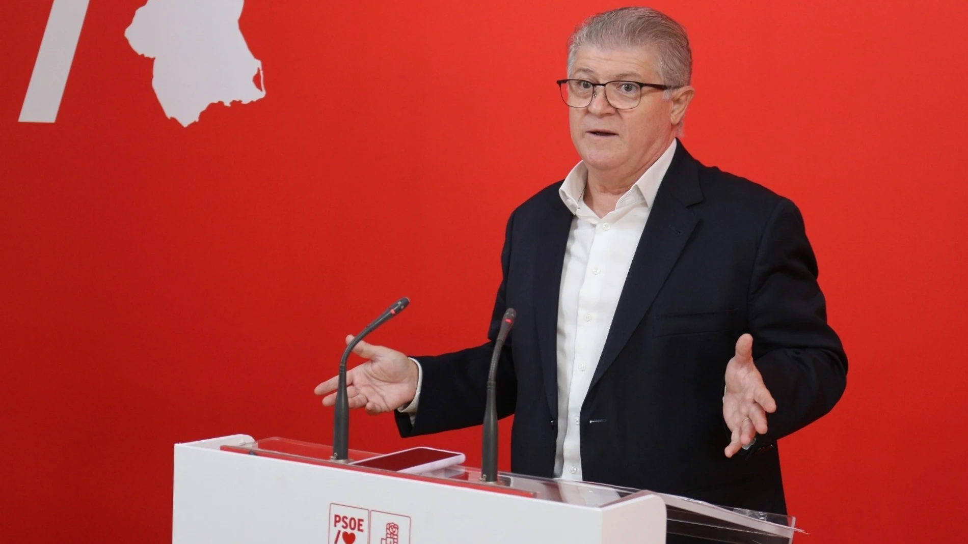 El secretario general del PSOE de la Región de Murcia y portavoz del Grupo Parlamentario Socialista, Pepe Vélez Eva Ercolanese/PSOE / Europa Press 19/09/2024