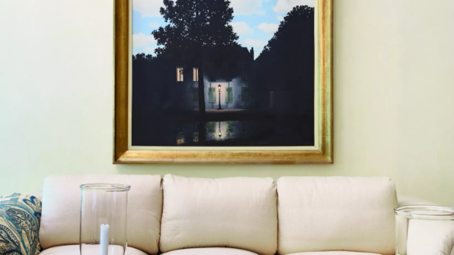 "L'empire des lumières", de Magritte, expuesto en la casa neoyorquina de Mica Ertegun