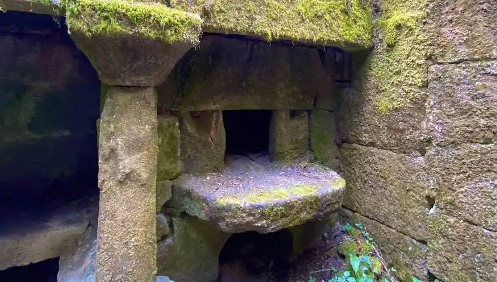 Interior de la granja.