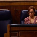 Mónica García en el pleno del Congreso de los Diputados 