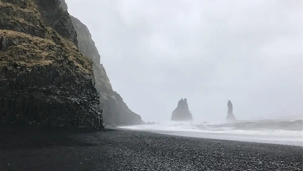 Playa de arena negra Islandia