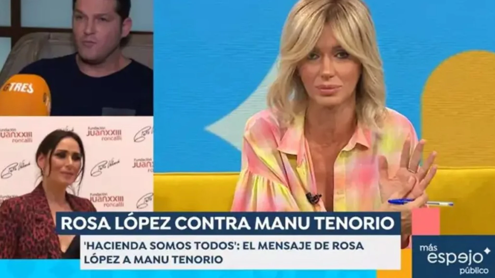 Susanna Griso, molesta por las declaración cortada sobre Manu Tenorio: "Falta contexto"