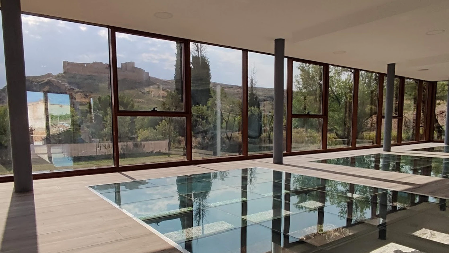 Instalaciones que albergarán en el futuro un centro de referencia de la cultura celtíbera a los pies del cerro de Uxama.