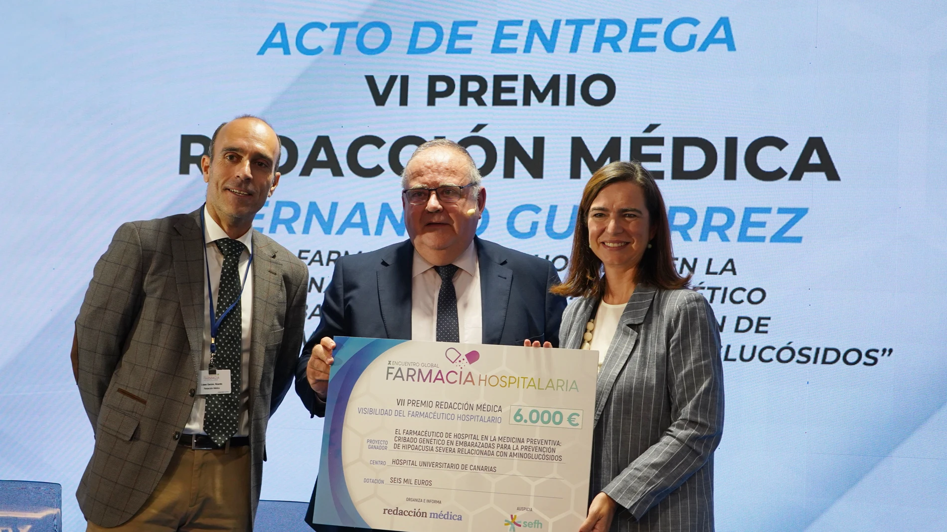 Vázquez durante su participación en el encuentro de Farmacia Hospitalaria en Valladolid