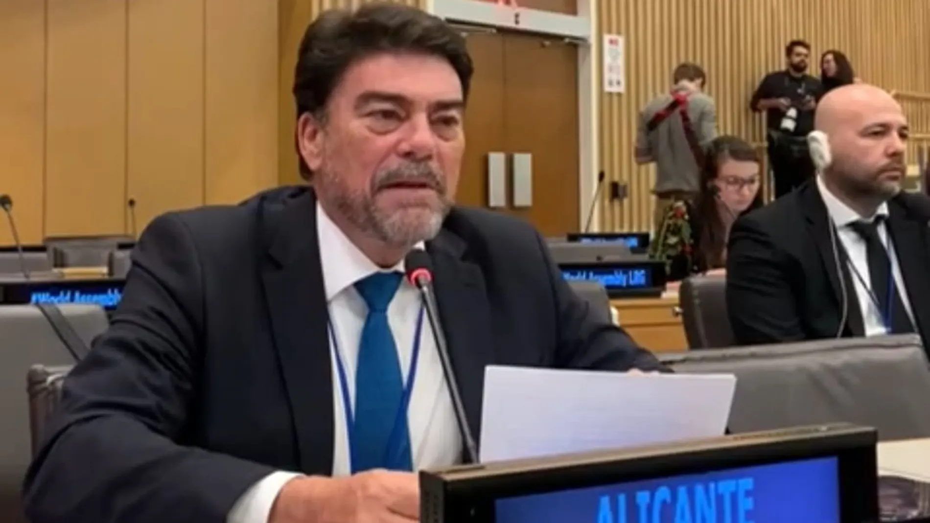 El alcalde de Alicante, Luis Barcala, ha participado en la Cumbre del Futuro de Naciones Unidas (ONU)