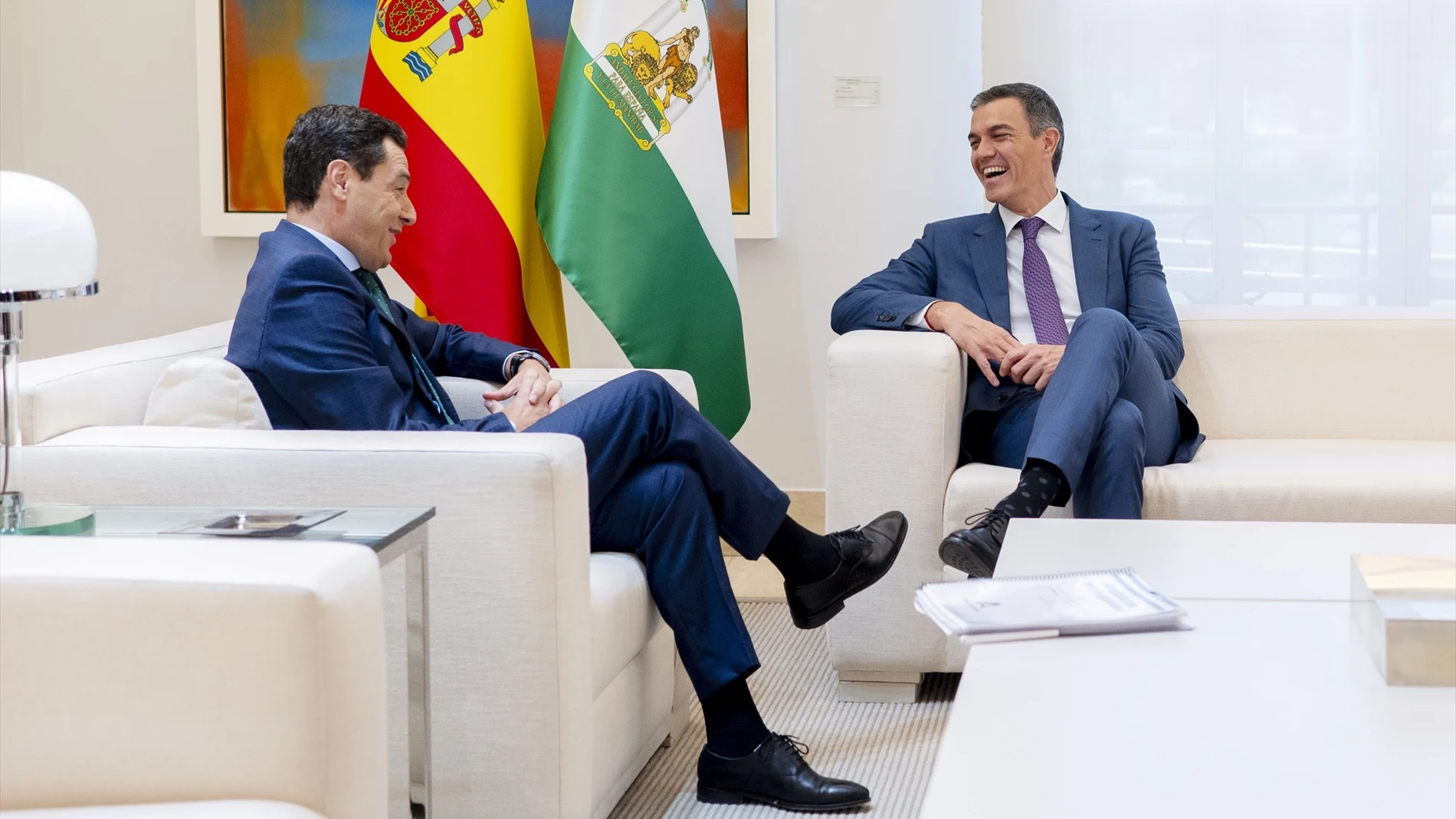 Juanma Moreno y Pedro Sánchez