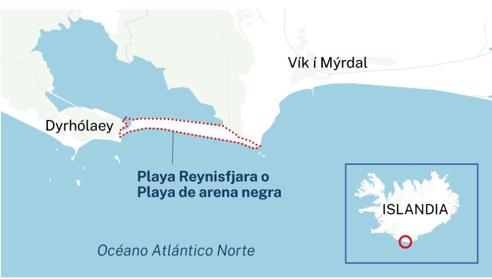 Playa de arena negra