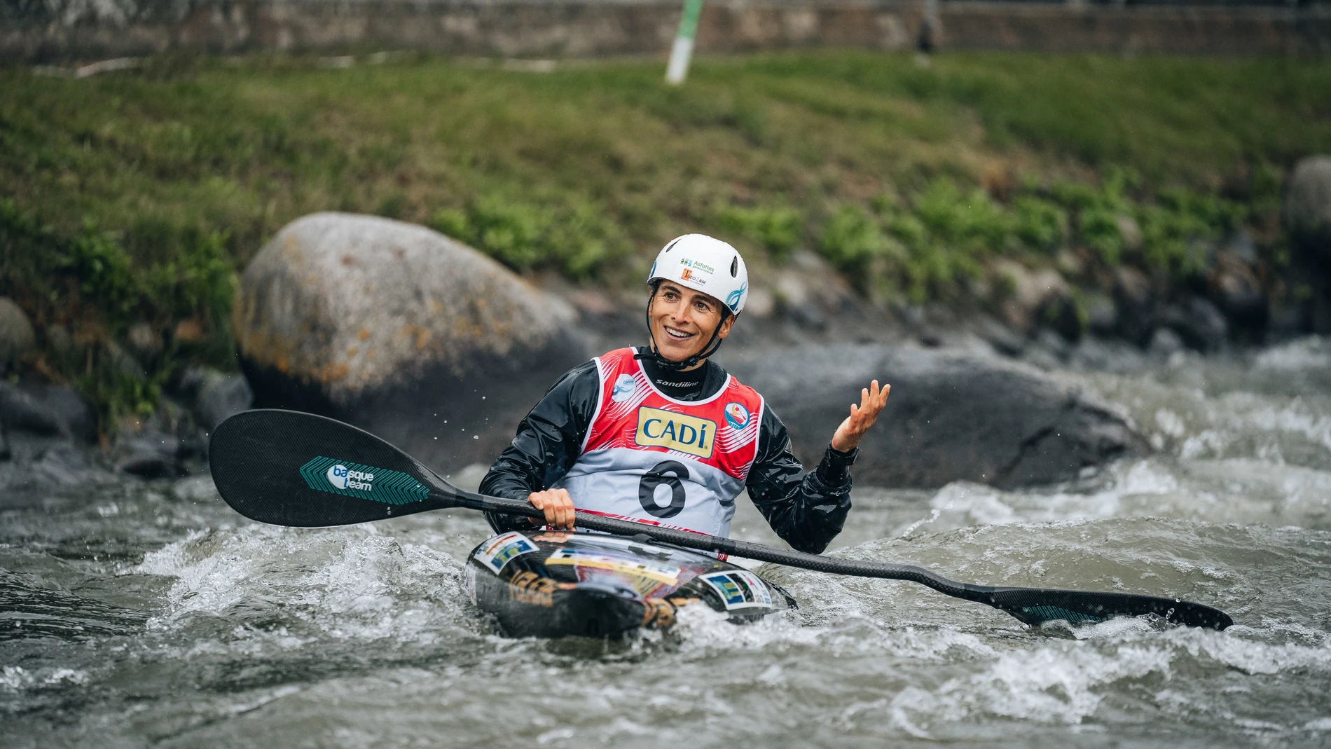 Maialen Chourraut, oro en la Copa del Mundo de Canoa eslalon de la Seu