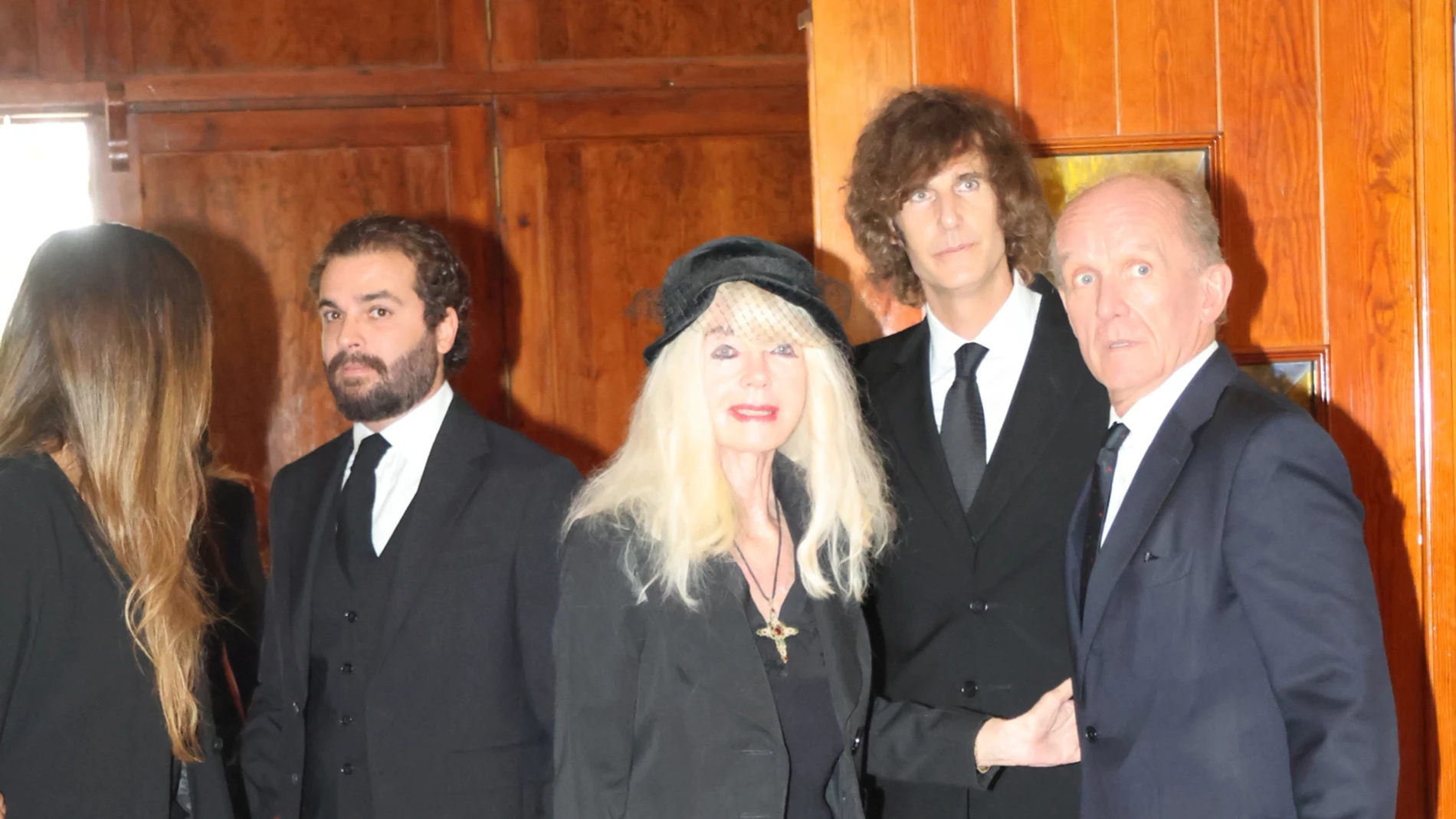 Gunilla Von Bismark,Francisco Ortiz,Elisabeth Dutu during burial LuisOrtiz in San pedro de Alcantara 21 September 2024