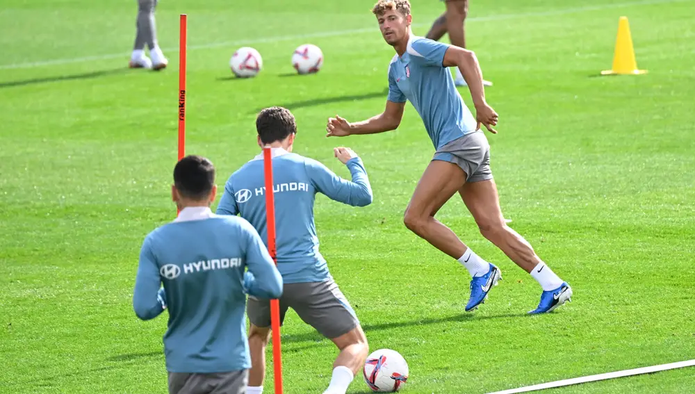 Entrenamiento del Atlético de Madrid