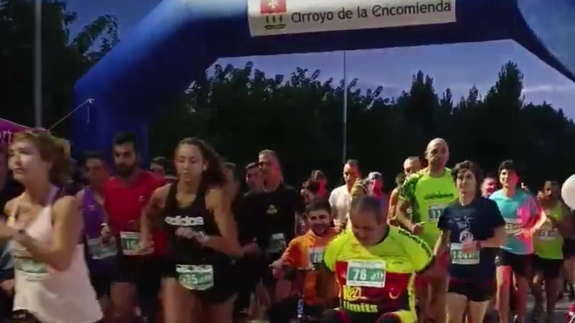 Salida de una de las pruebas