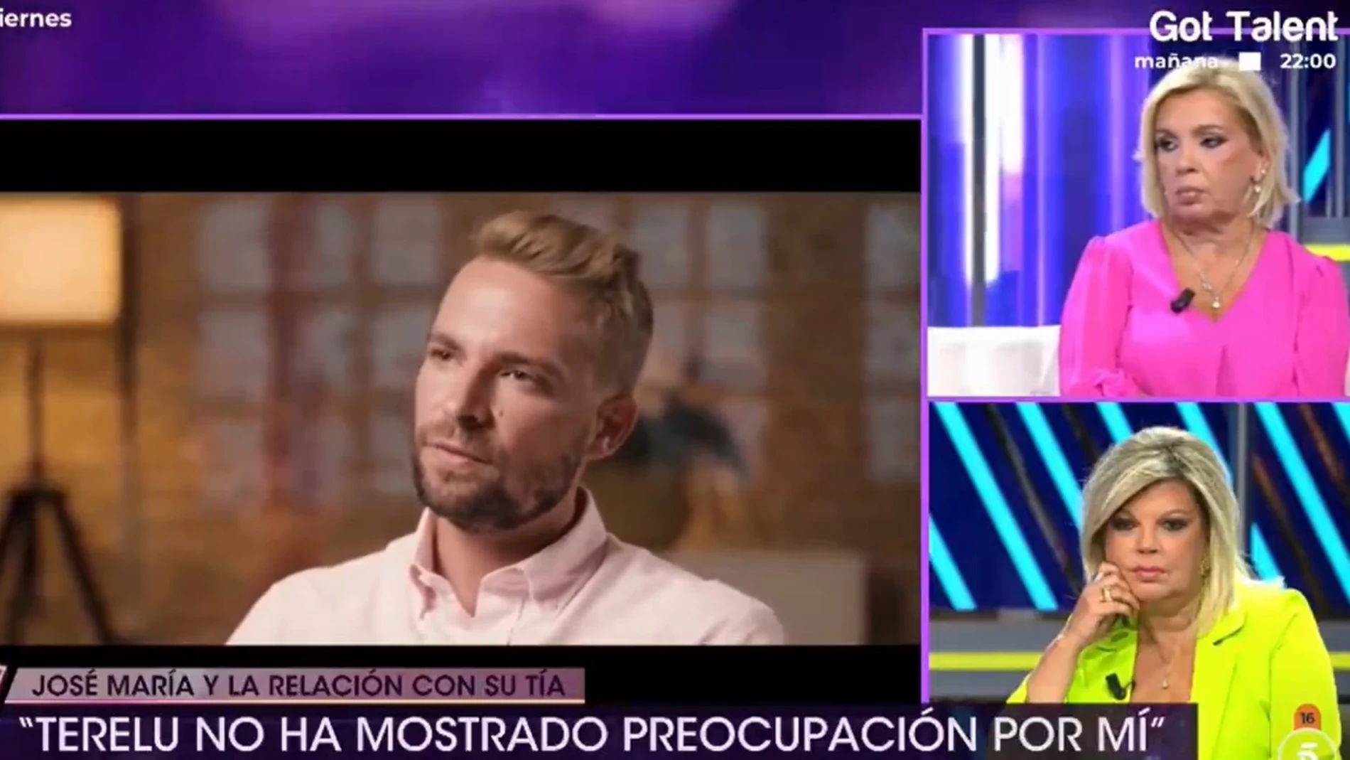Terelu Campos reprocha con dureza la actitud de Jose María Almoguera