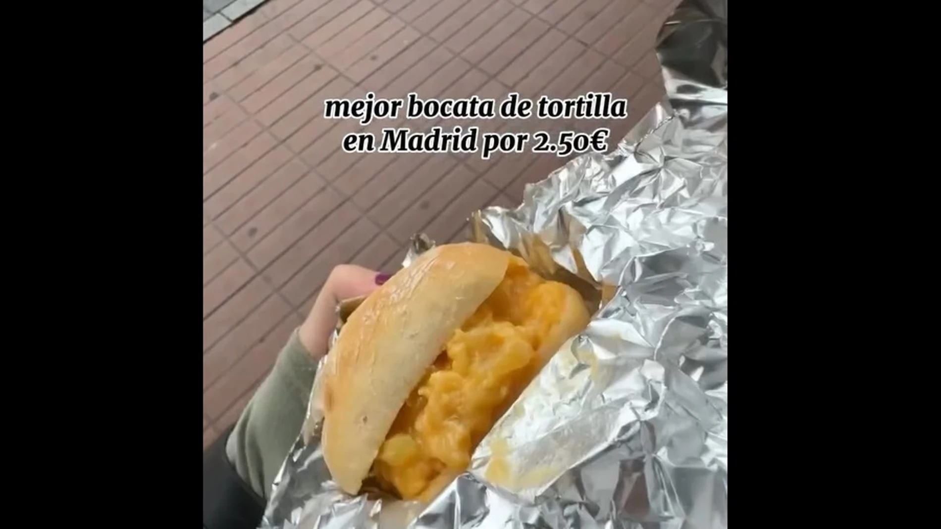 Mejor bocadillo de tortilla de Madrid