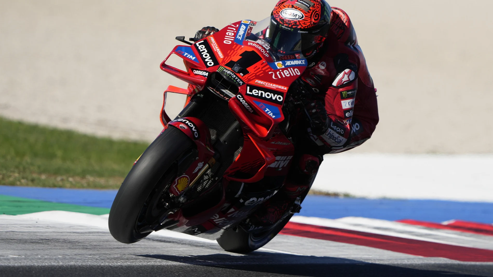 Pecco Bagnaia, este sábado por la mañana en Misano