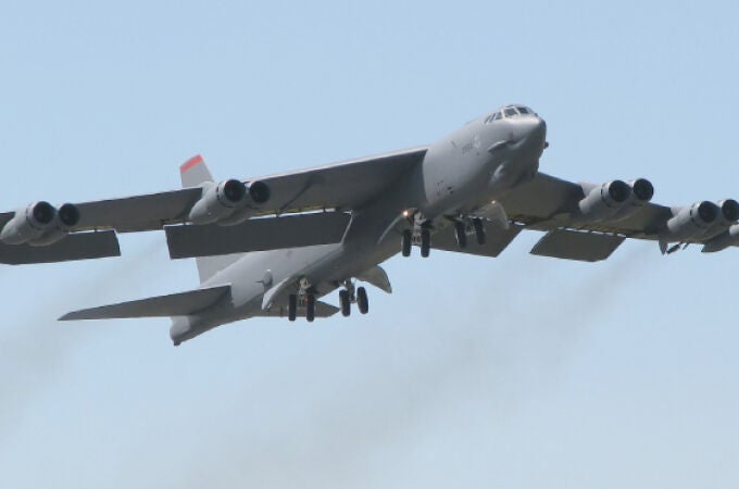 Imagen de archivo de un B-52 Imagen de archivo de un B-52