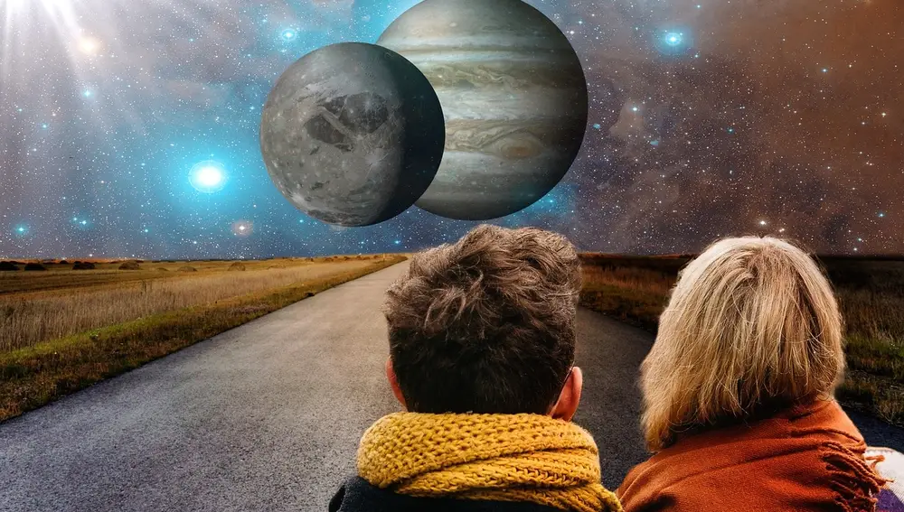 Conjunción Júpiter y Luna