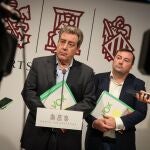 El portavoz del Grupo Parlamentario VOX, José María Llanos