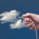 Concepto de la nube de internet