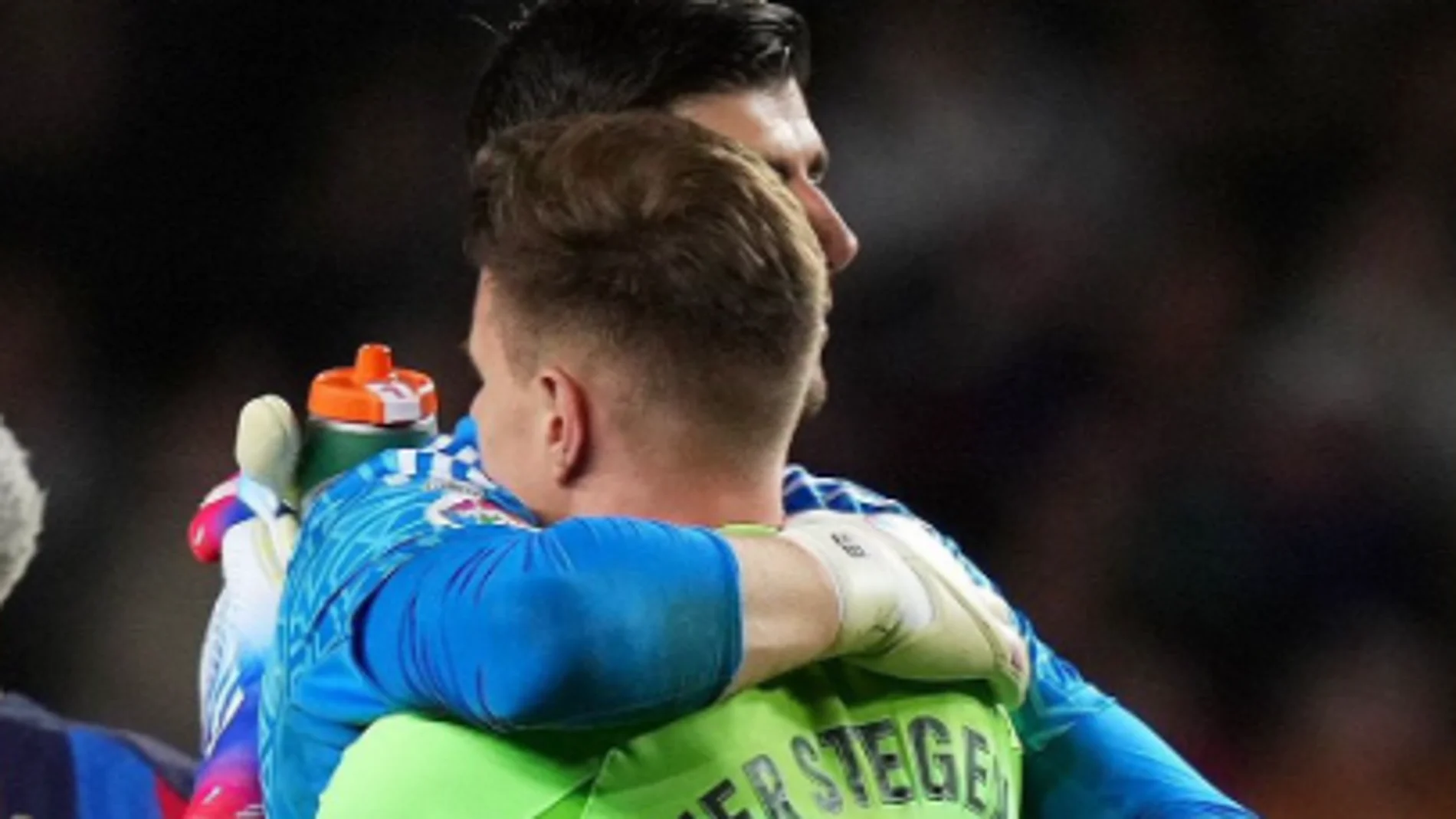 La imagen de Courtois y Ter Stegen publicada por el portero madridista