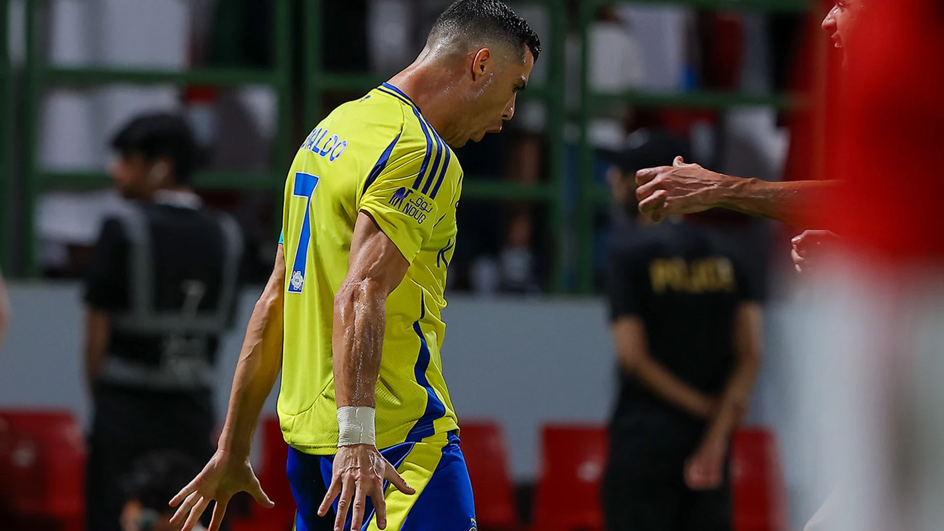 Cristiano Ronaldo, en un partido con el Al-Nassr