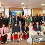 Diseñadores, empresarios y estudiantes participantes en la jornada “Las claves del éxito en la industria textil de Castilla y León” en Valladolid
